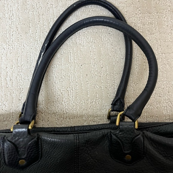 Madewell Black Leather Tote Bag - Picture 4 of 7